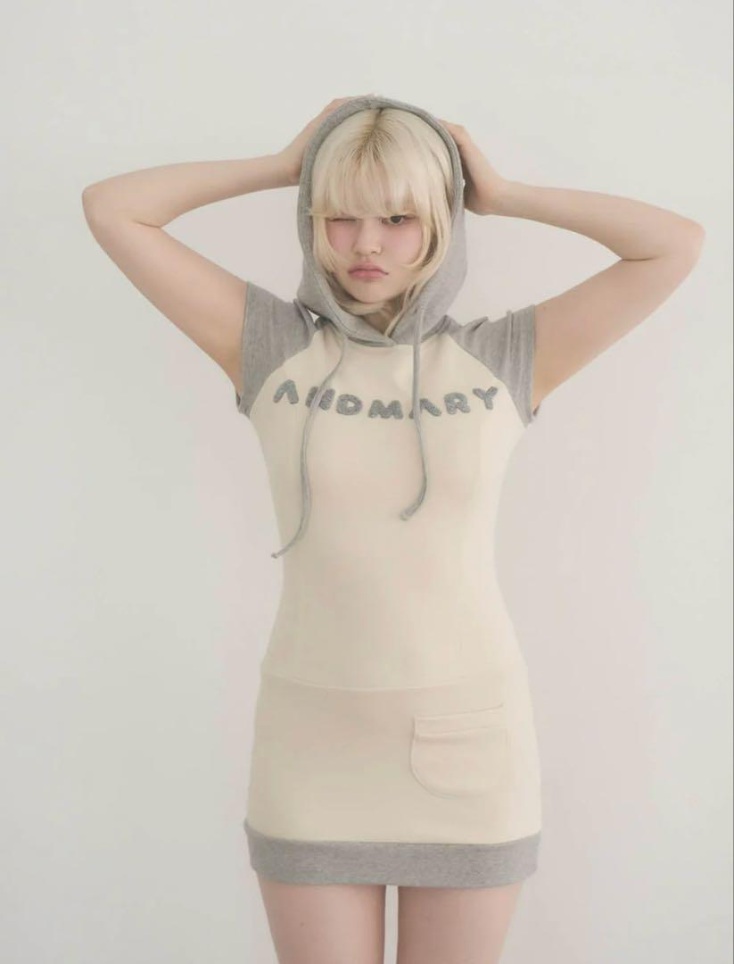 【新品未使用】ANDMARY Mary logo mini dress 5 andmary Mary logo mini dress - メルカリ