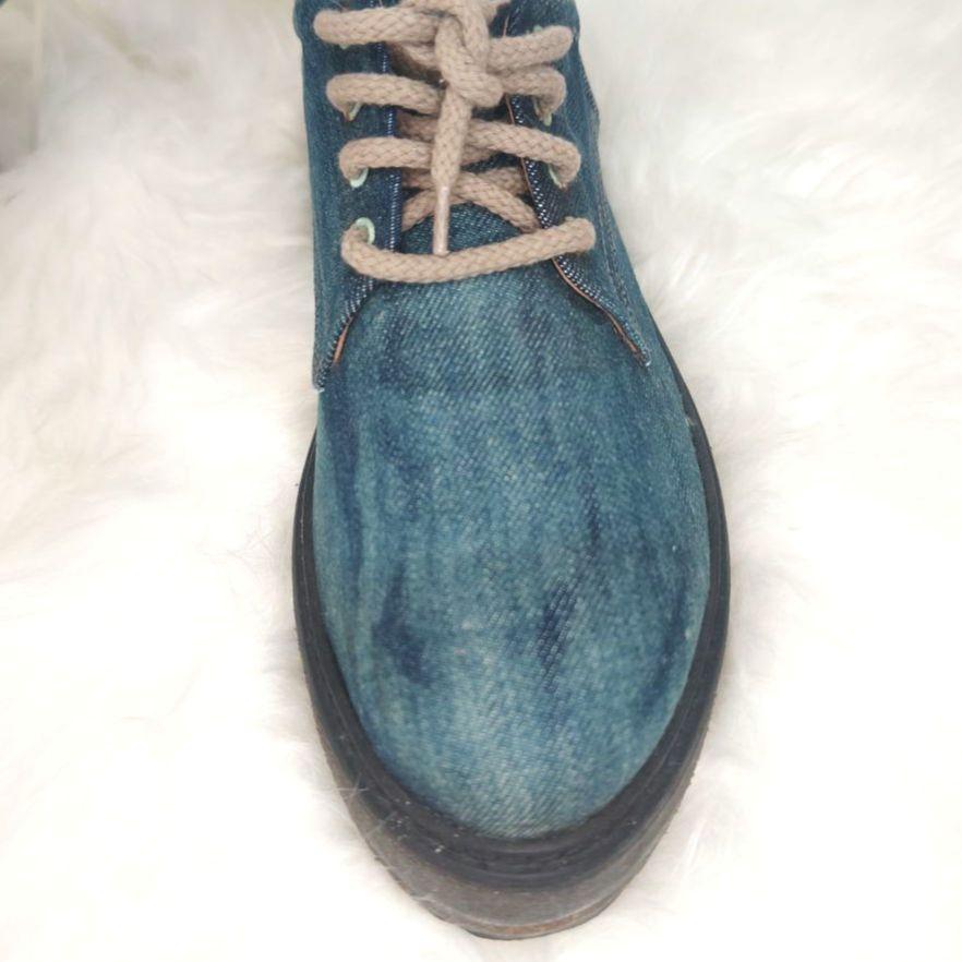 DIESEL ディーゼル　ヴィンテージ　加工　デニム　ローファー　38 24 DIESEL ディーゼル ヴィンテージ 加工 デニム ローファー 38 24