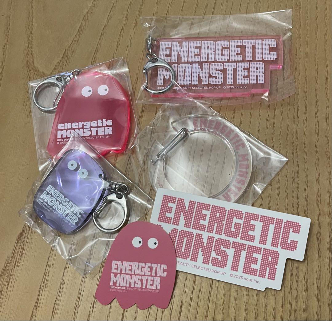 小田切ヒロ ENERGETIC MONSTER アクリルキーホルダー 5点セット 新品未使用 ENERGETIC MONSTER アクリルキーホルダー ピンク