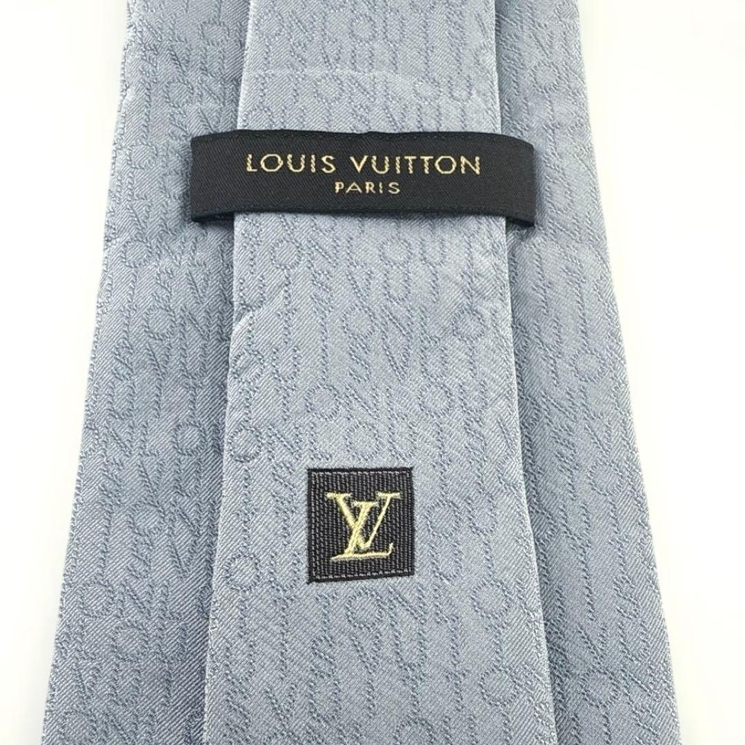 LOUIS VUITTON ルイヴィトン ネクタイ ロゴモノグラム イタリア製 LOUIS VUITTON ルイヴィトン ネクタイ ロゴモノグラム イタリア製