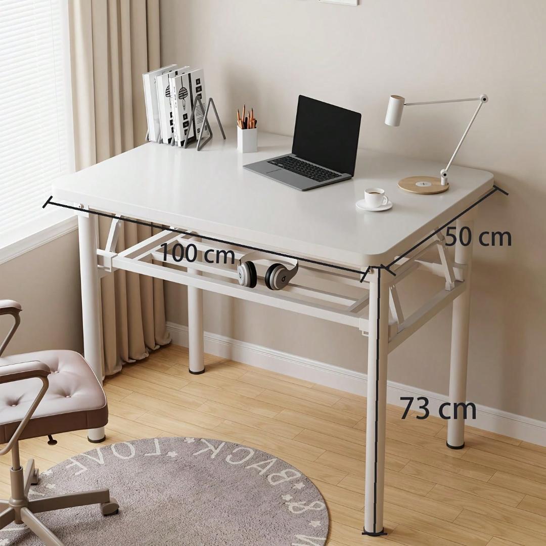 ホワイトデスク 100cm x 50cm