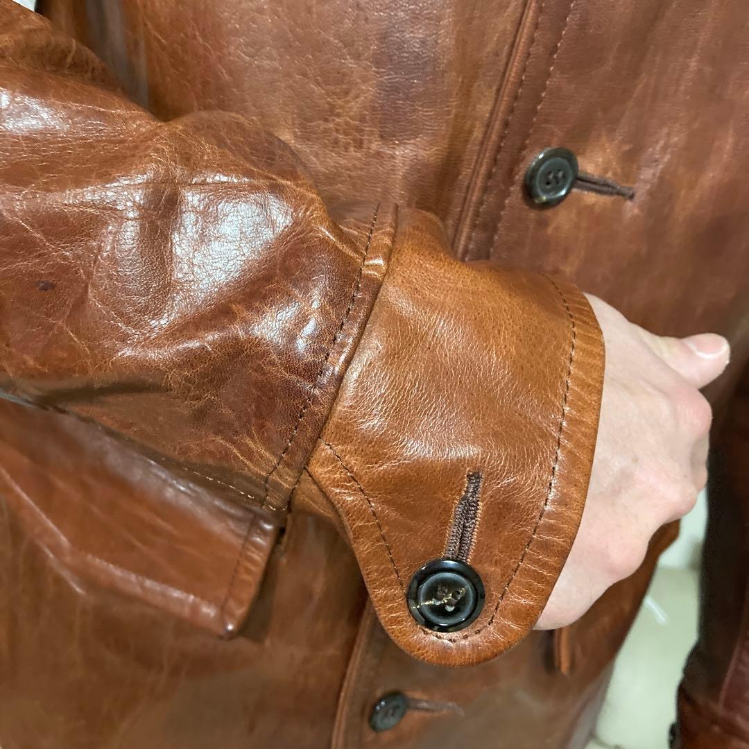 GANGSTERVILLE ギャングスタービル カーコート 馬革ジャケット S