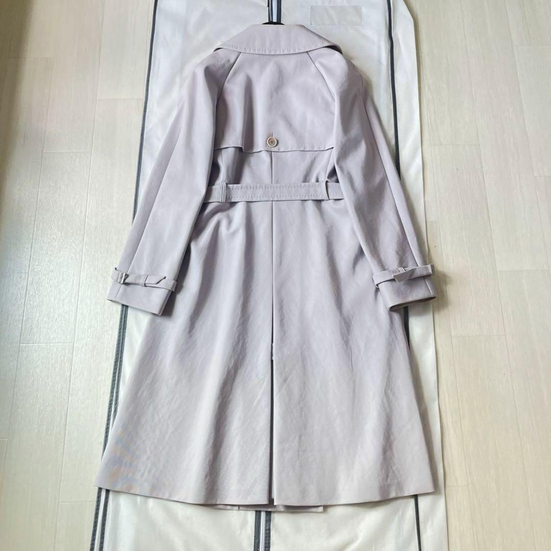 美品✨最高級白タグ 近年物 マックスマーラ ロング トレンチコート ベルト XL