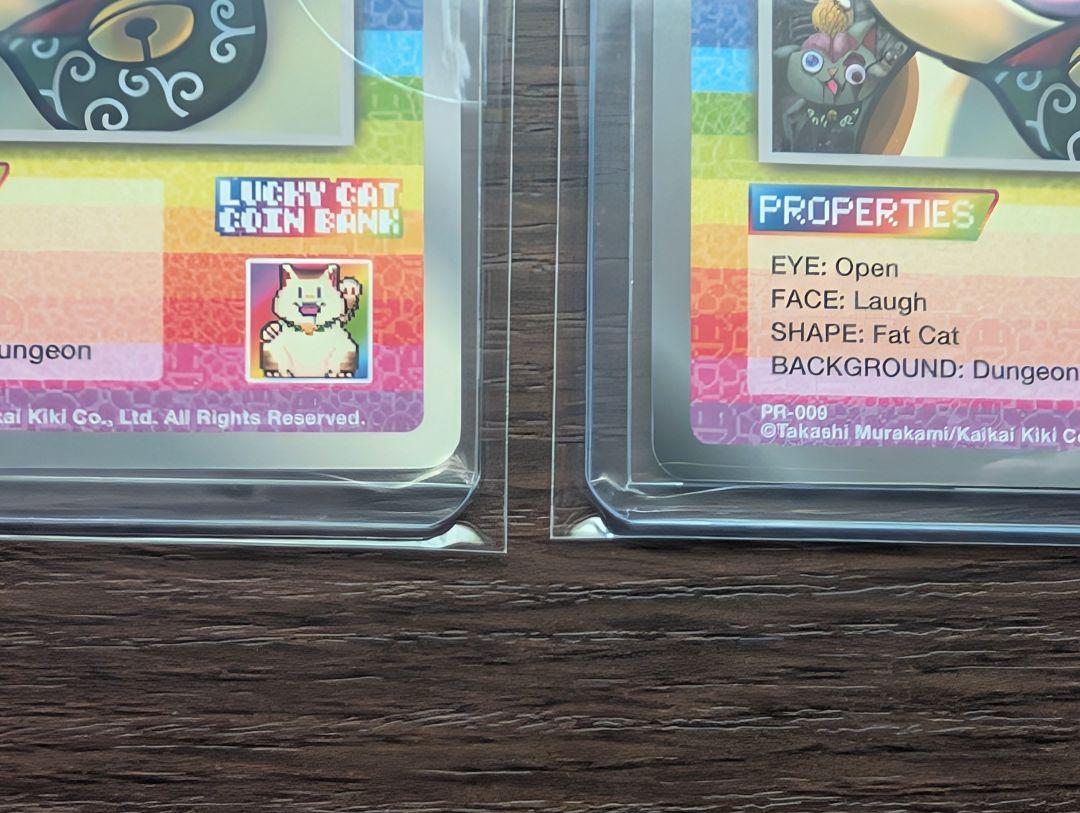 2枚セット　lucky cat coin bank
