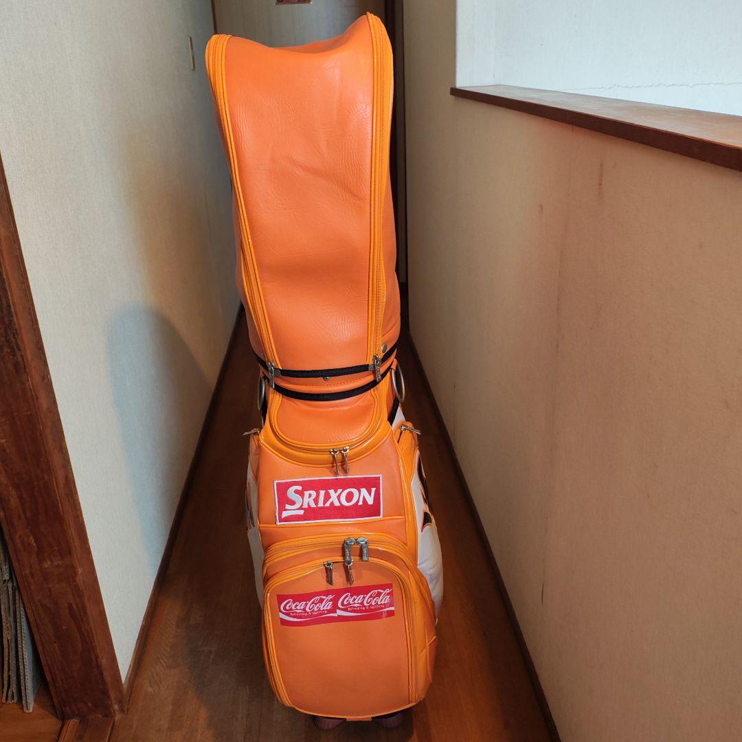 Srixon キャディバッグ オレンジ色 Coca-Cola ロゴ