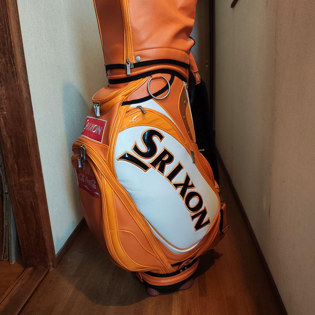Srixon キャディバッグ オレンジ色 Coca-Cola ロゴ