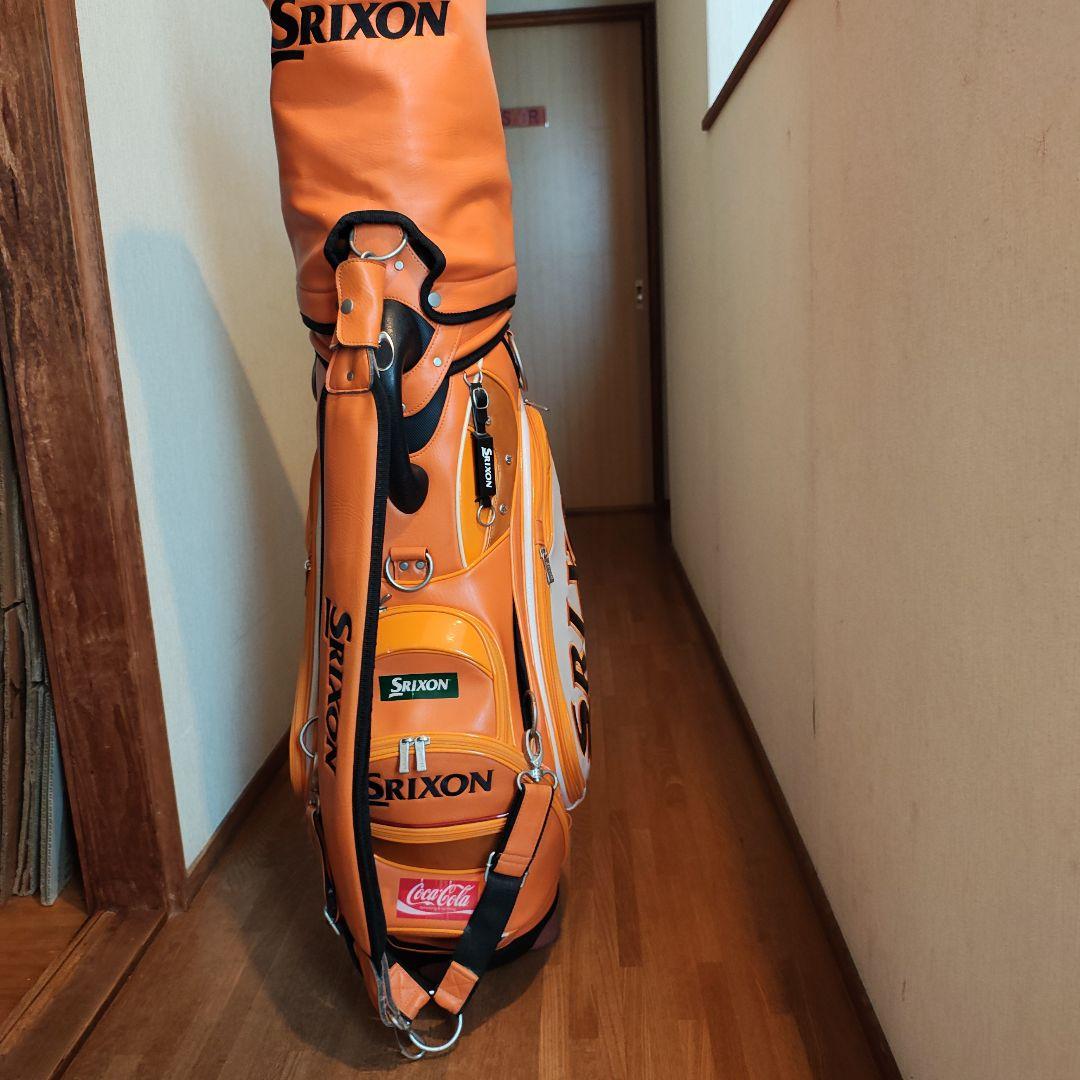 Srixon キャディバッグ オレンジ色 Coca-Cola ロゴ