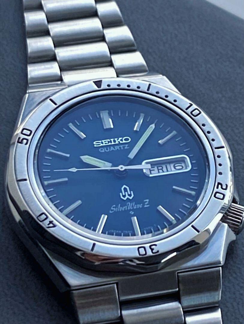 (希少モデル)セイコーシルバーウェーブ　美品 ガラス風防新品　電池新品 セイコー SEIKO シルバーウェーブZ ガラス風防新品 電池新品