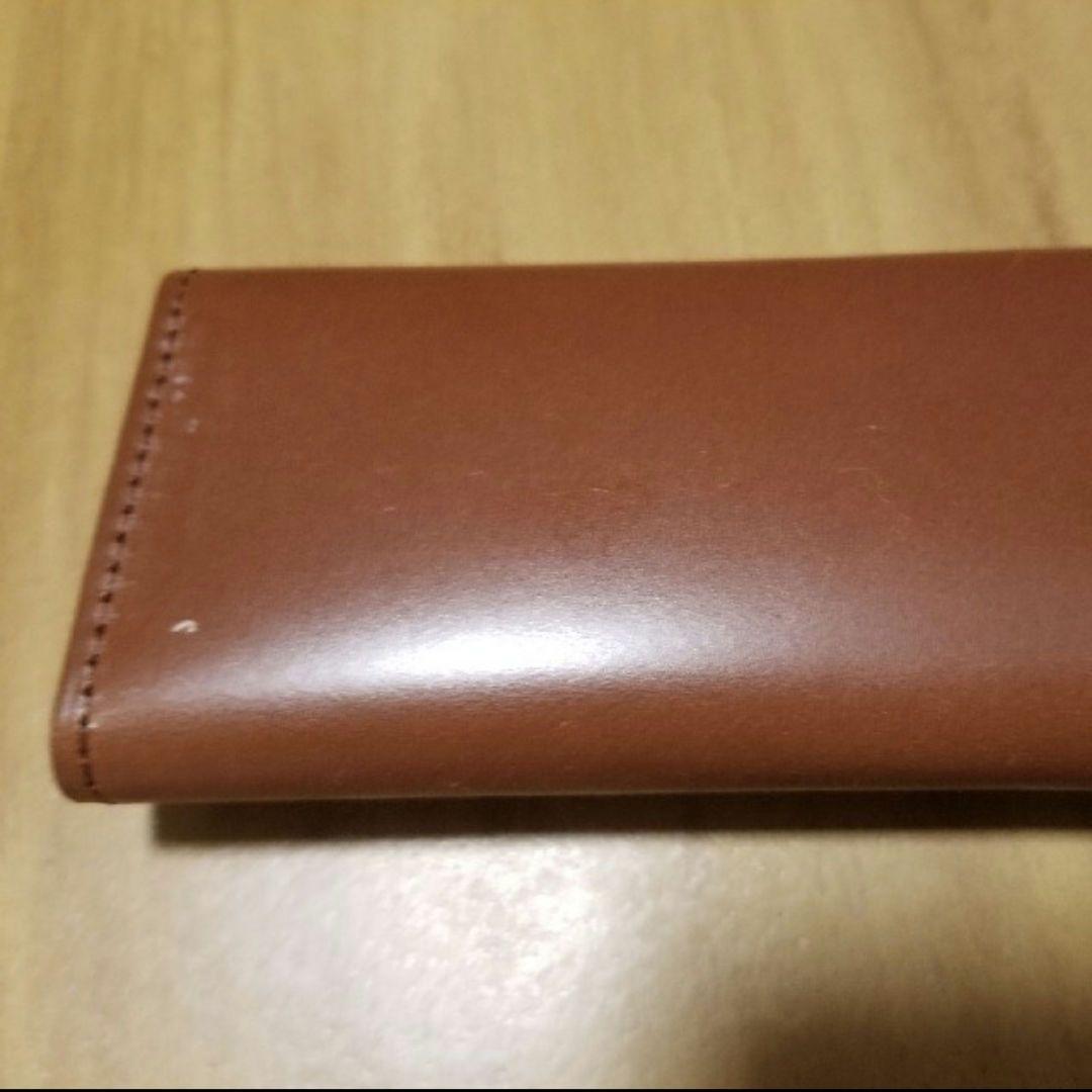 本革　ブライドルレザー、ヌメ革　ヘーゼル、ブラウン　キーケース