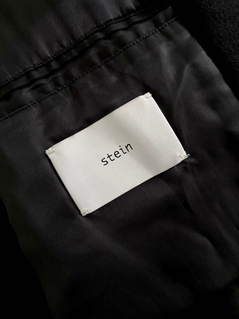 シュタイン/22AW 定価7.9万 ノーカラー テーラードJKT ブラック S シュタイン/22AW 定価7.9万 ノーカラー テーラードJKT ブラック S