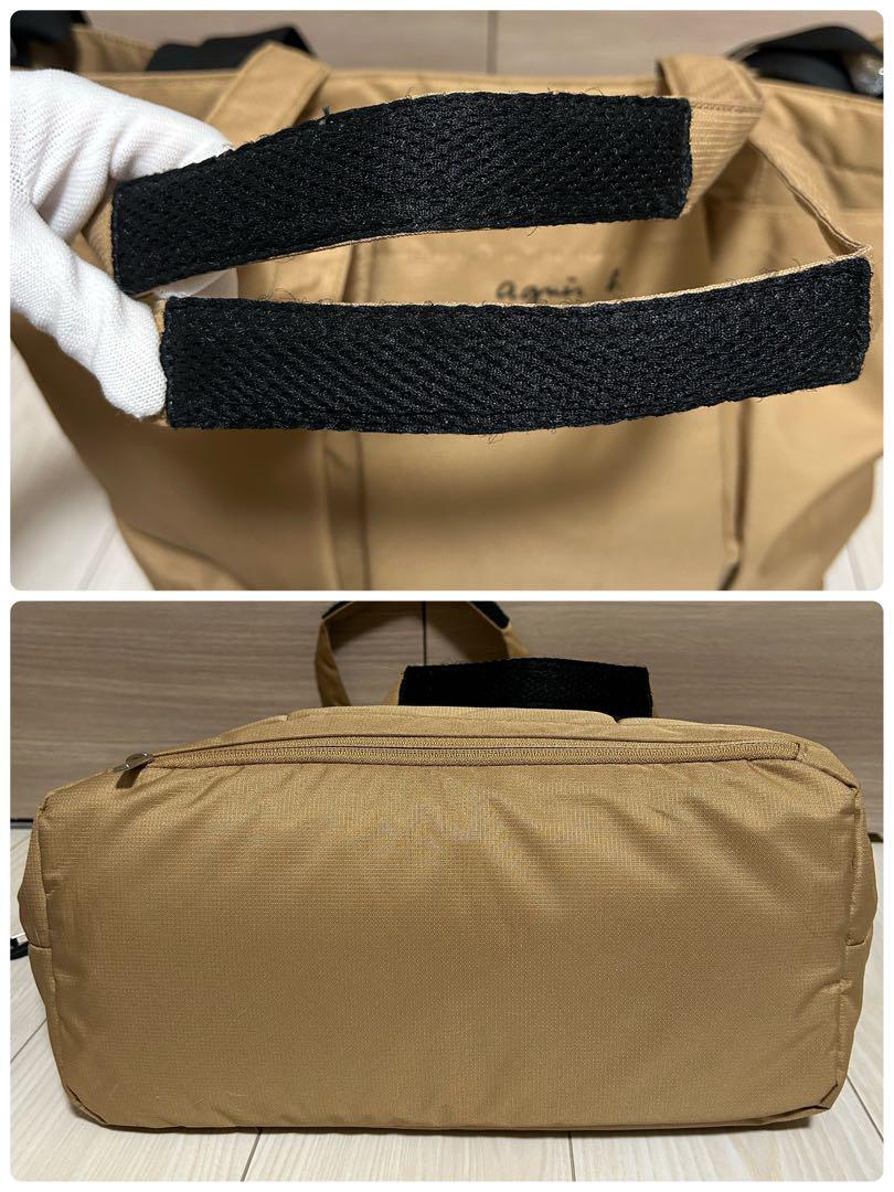 美品】agnes b. ×アダムエロペ マザーズバッグ ベージュ トート