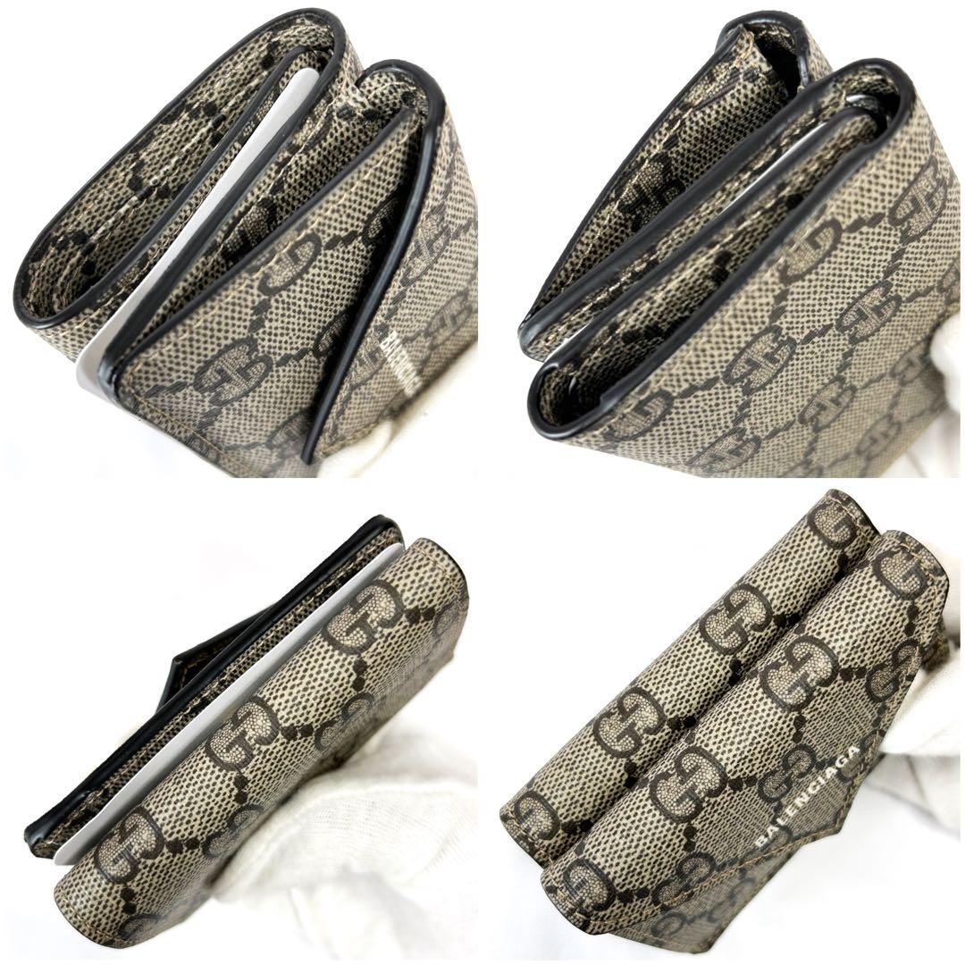GUCCI BALENCIAGA ハッカープロジェクトペーパーミニウォレット