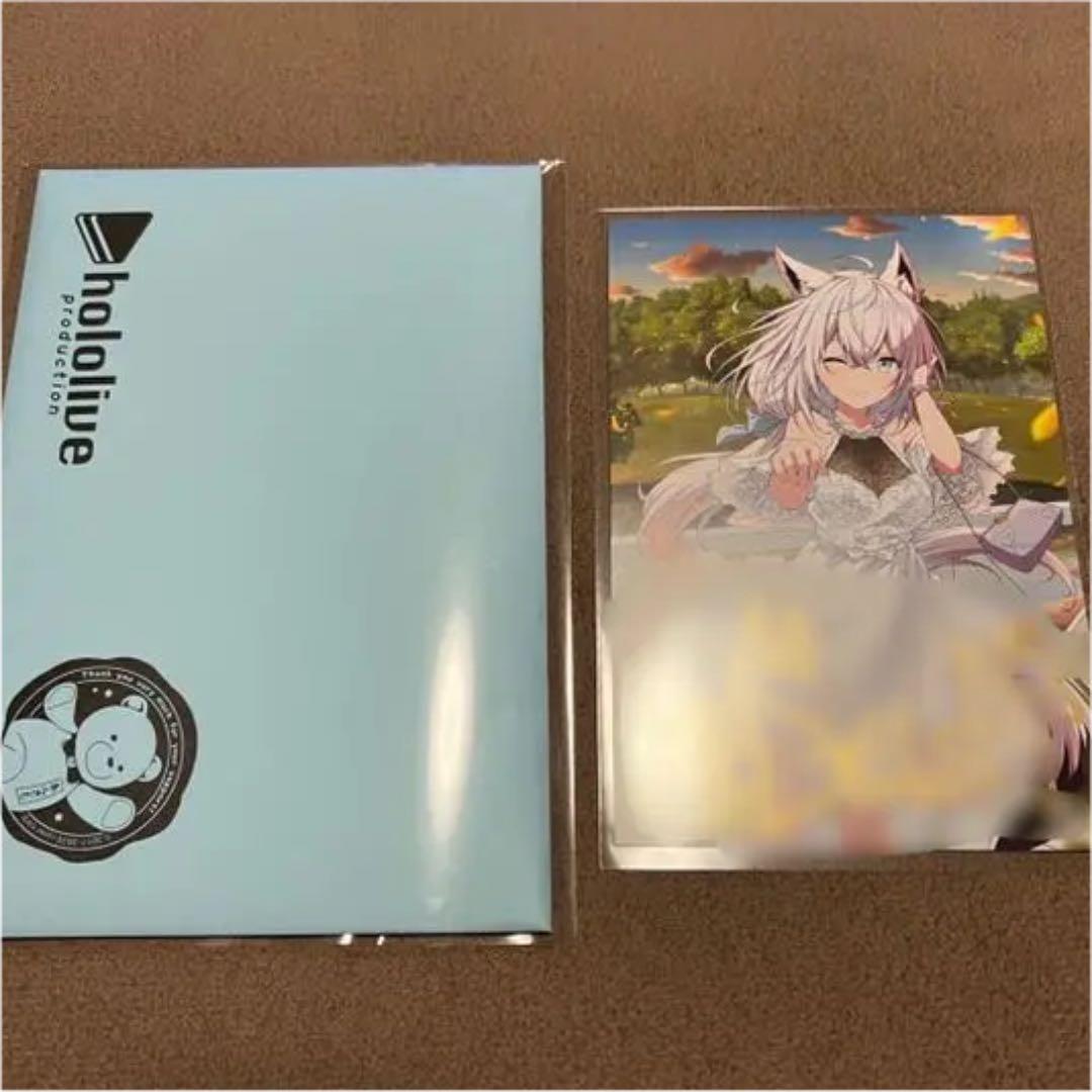 ホロライブ】白上フブキ 誕生日記念2021 直筆サイン ポストカード mv