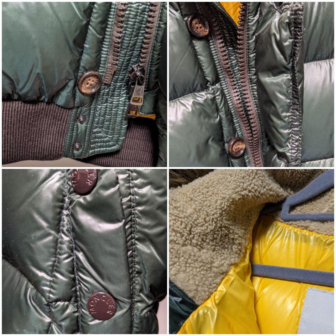 美品】MONCLER モンクレール コーデュロイ切替 ダウンジャケット 美品】MONCLER モンクレール コーデュロイ切替 ダウンジャケット