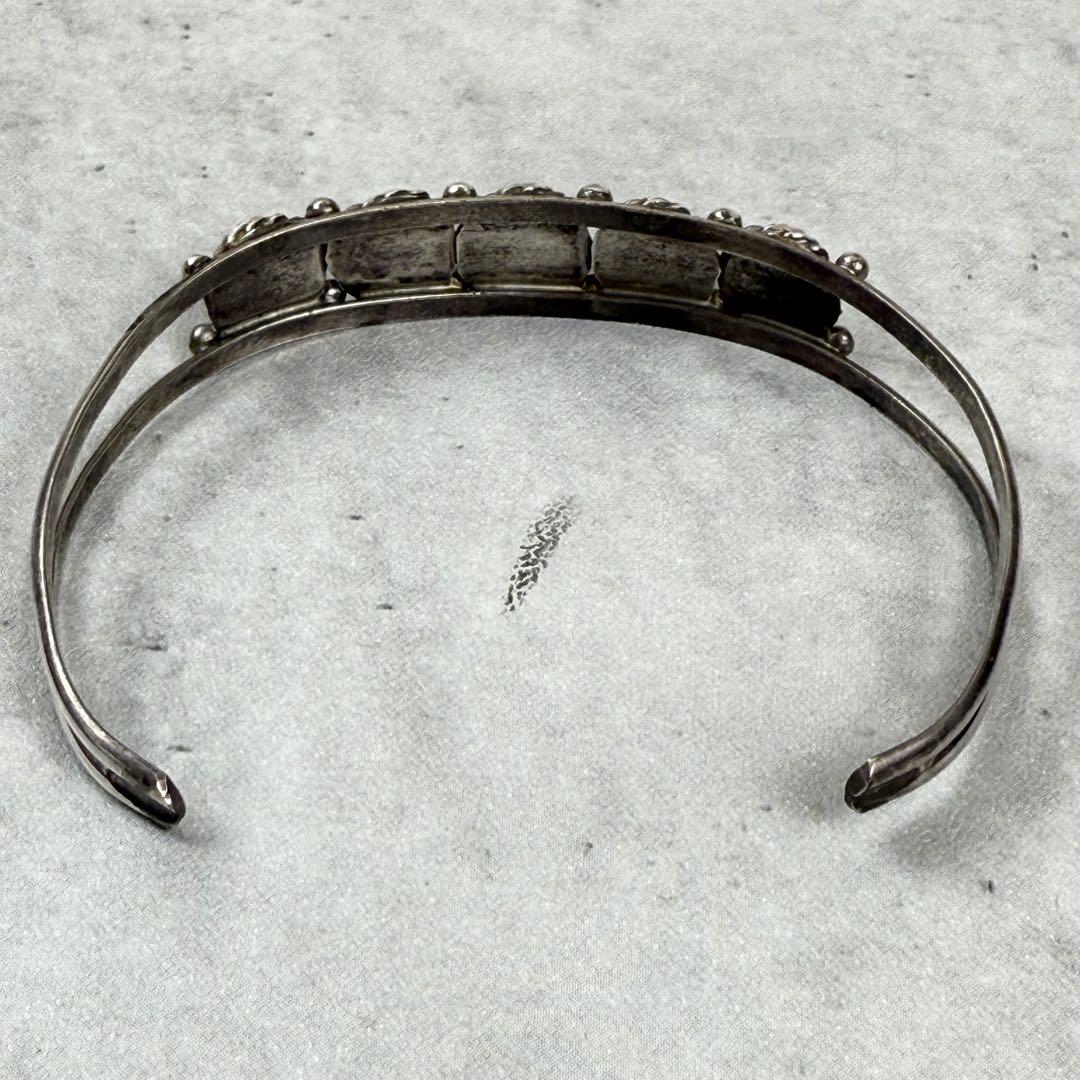 Indian Jewelry 5連ターコイズシルバーバングル vintage Indian Jewelry 5連ターコイズシルバーバングル vintage