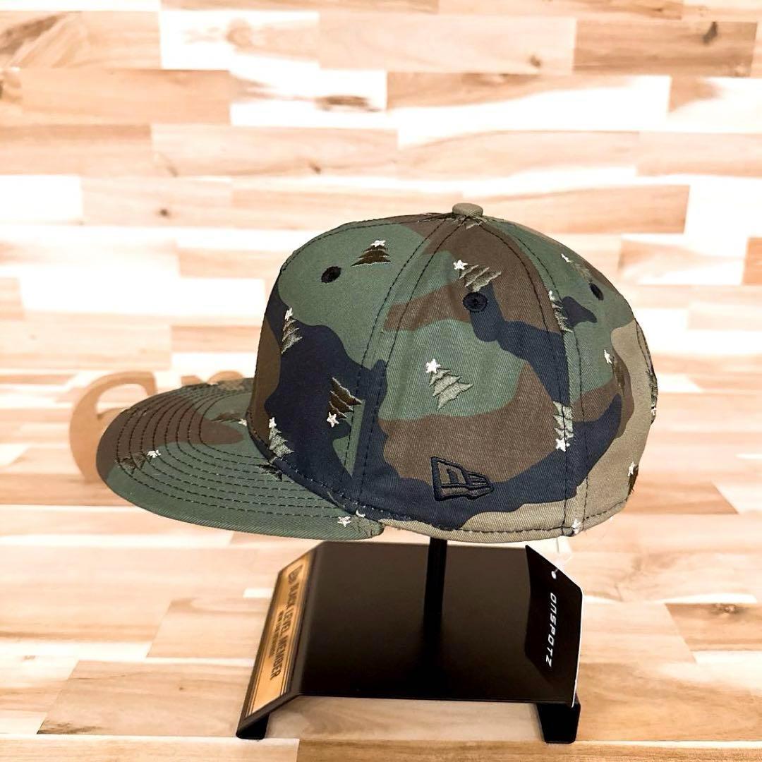レア/廃番【ニューエラ】カモフラ クリスマスツリー キャップ 迷彩カモ カーキ