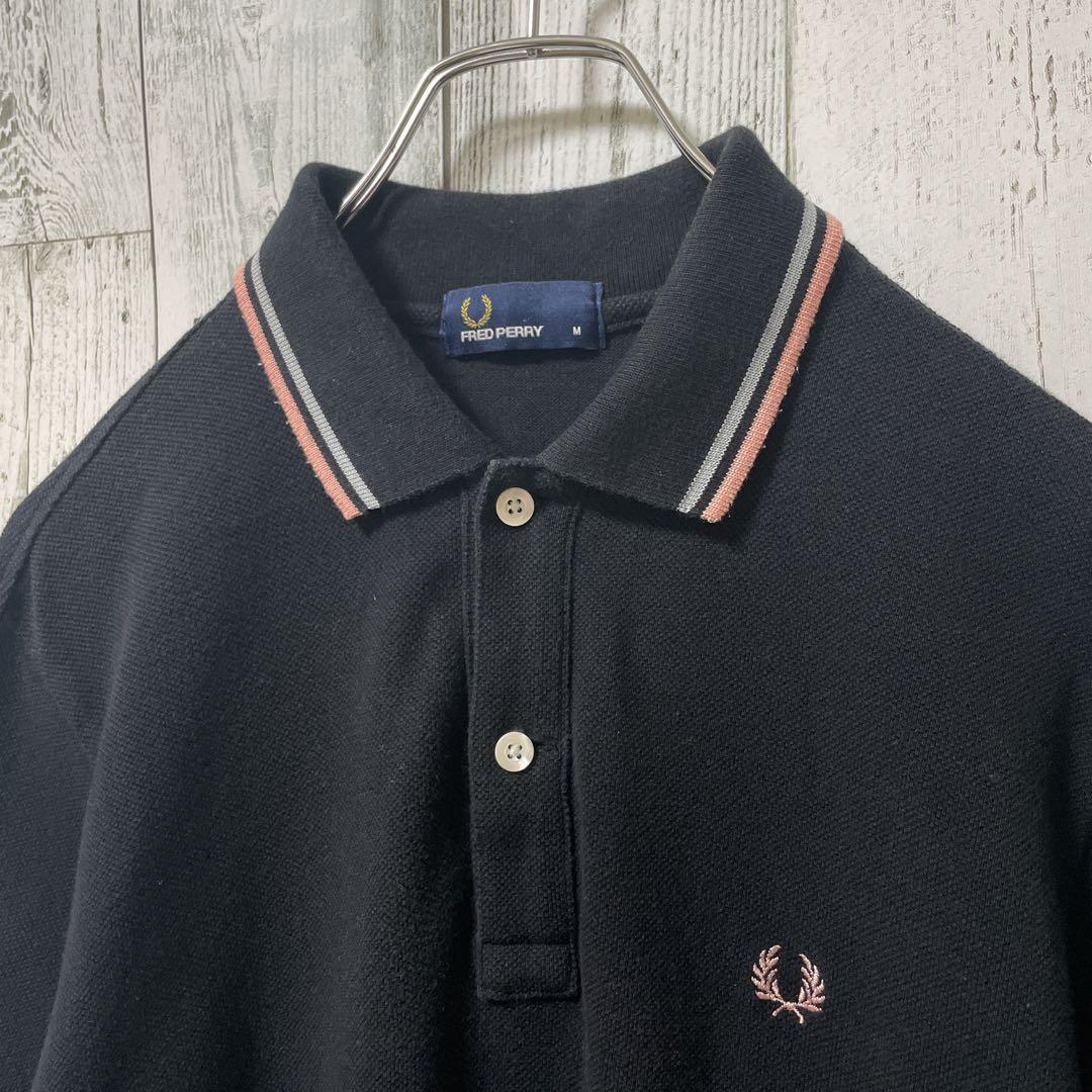 FRED PERRY フレッドペリー　ポロシャツ　ブラック　M