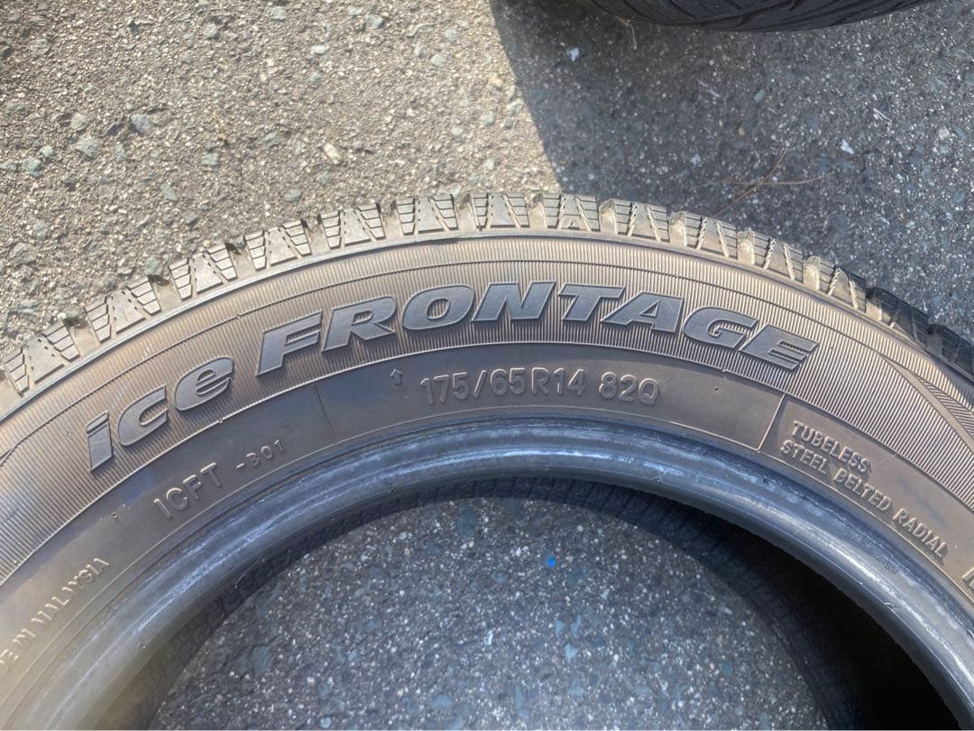 送料無料！格安出品！TOYOアイスフロンテージ　175/65R14