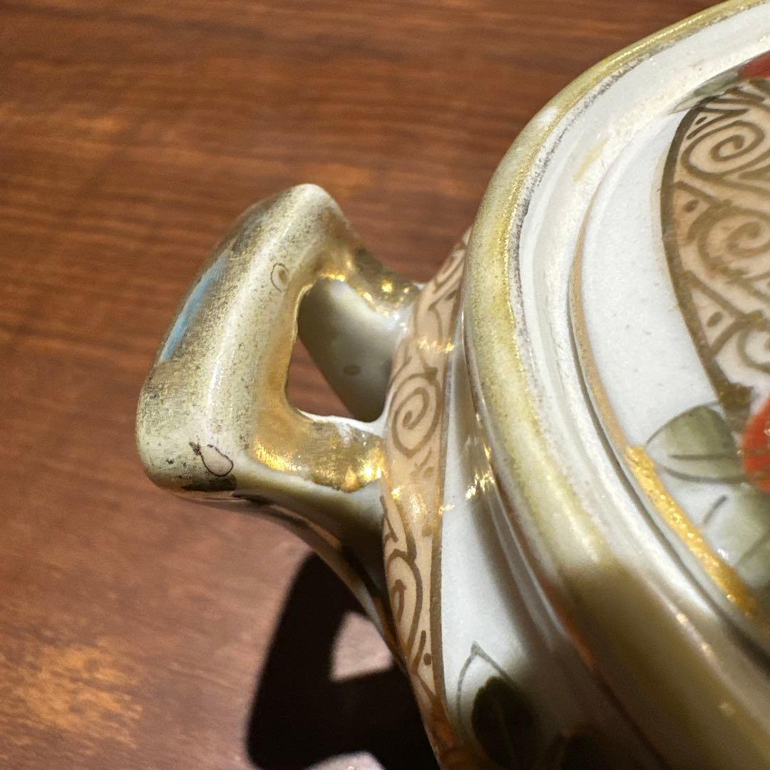 オールドノリタケ 1910年 海外輸出用 森村マーク シュガーポット 激レア