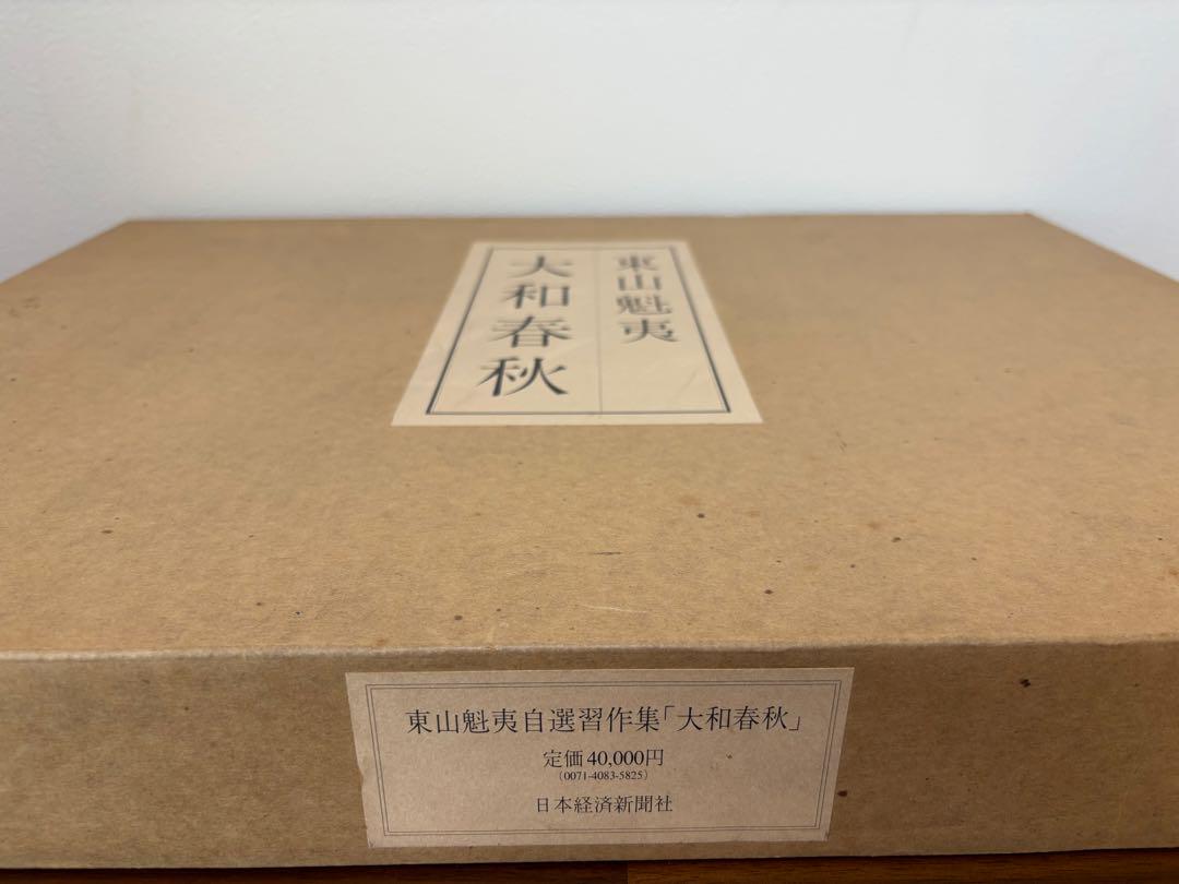 東山魁夷自選習作集『大和春秋』日本経済新聞社 18/20枚 G182 ☆極上品・希少品☆東山魁夷 自選習作集 「大和春秋」 作品集