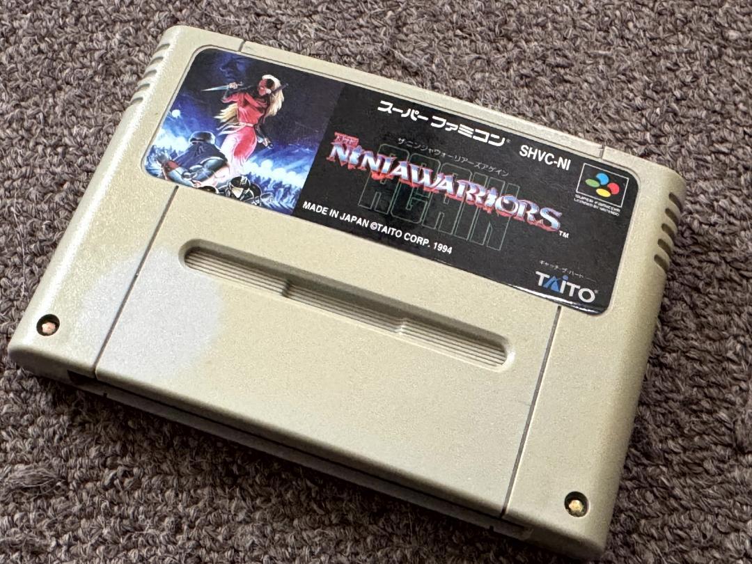スーパーファミコン ザ・ニンジャウォリアーズアゲイン （箱なし