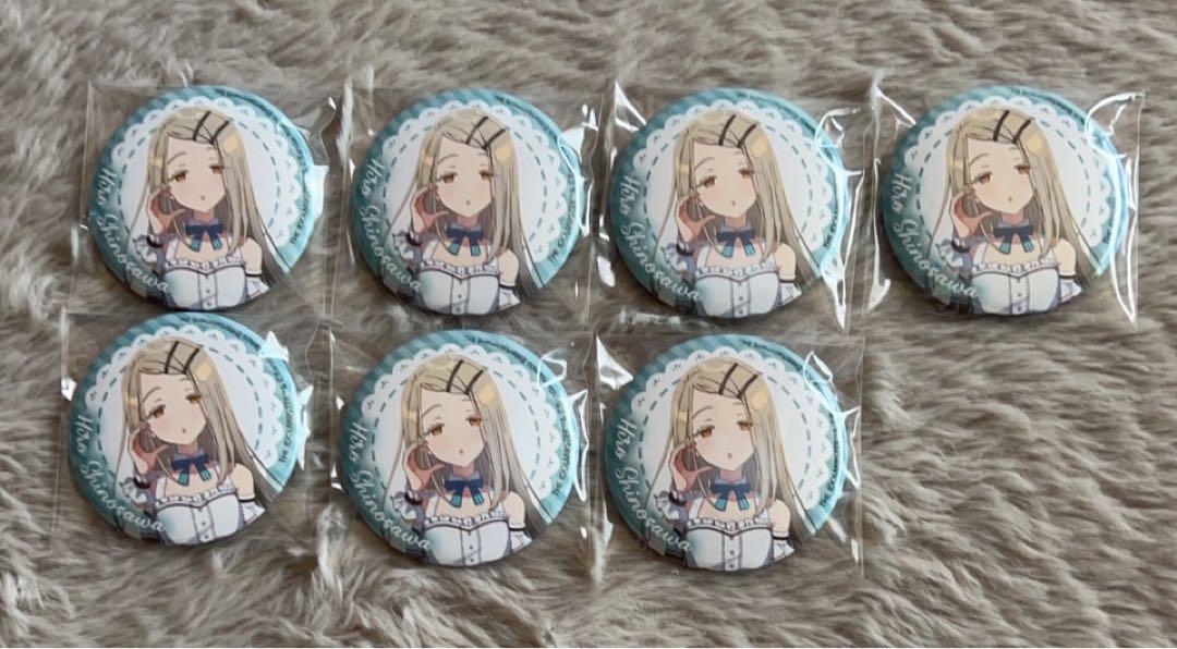 学園アイドルマスター 缶バッジ　バッジ　ローソン　コラボ　7点セット 篠澤広