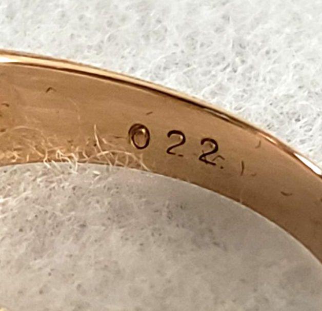 《特別価格》K18/PT900 ダイヤモンド0.22ctリング　12号