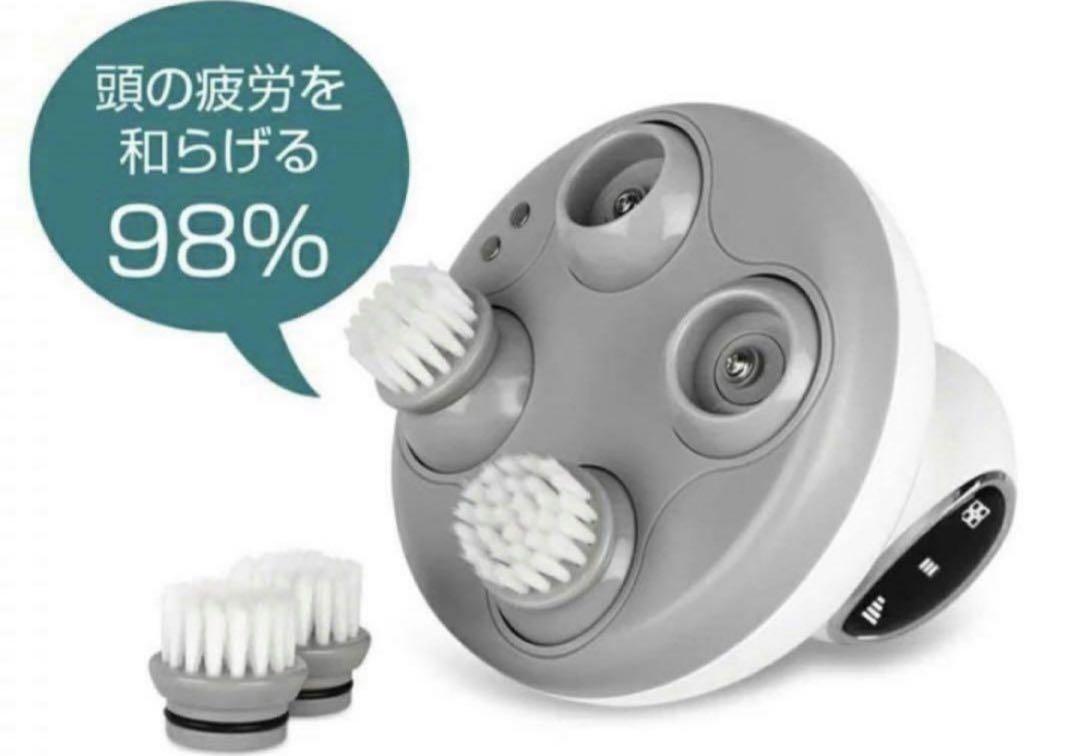 電動頭皮ブラシの顔切り替えブラシ4個