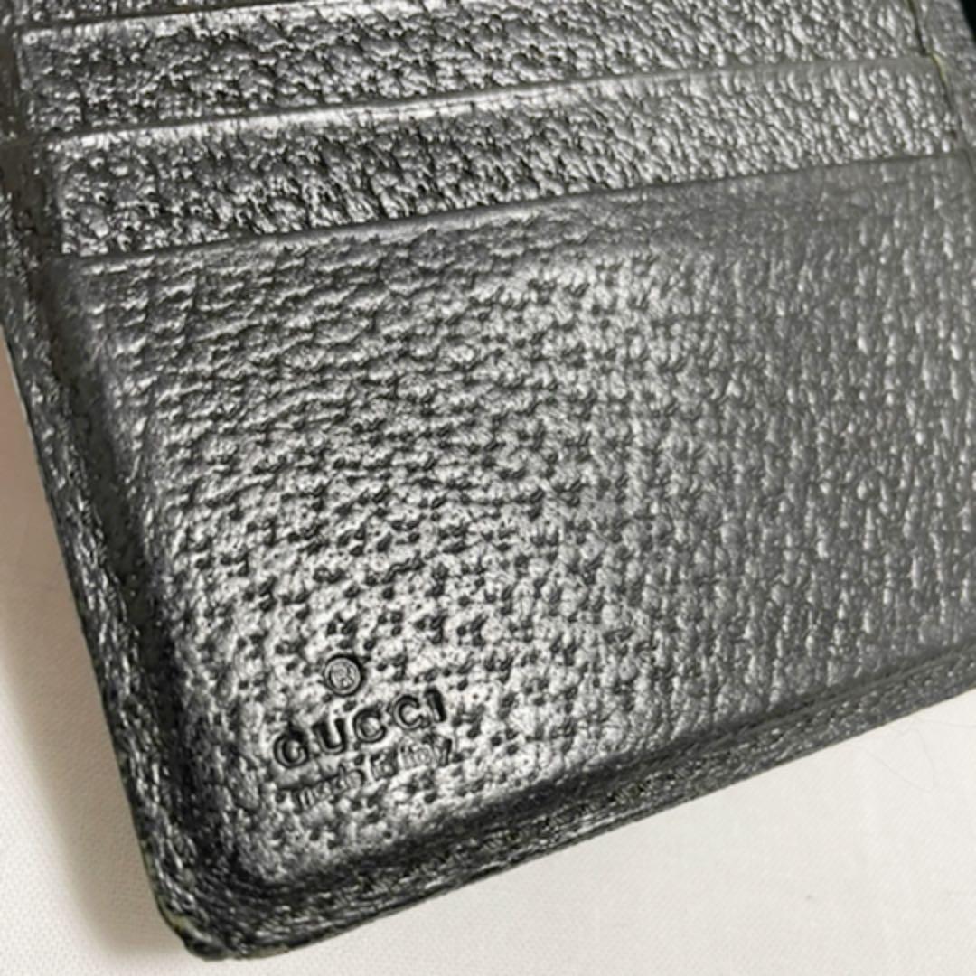 超特価特価 GUCCI 二つ折り 財布 NRTOk-m23699422253 グッチ キャンパス×レザー 豊富なお得