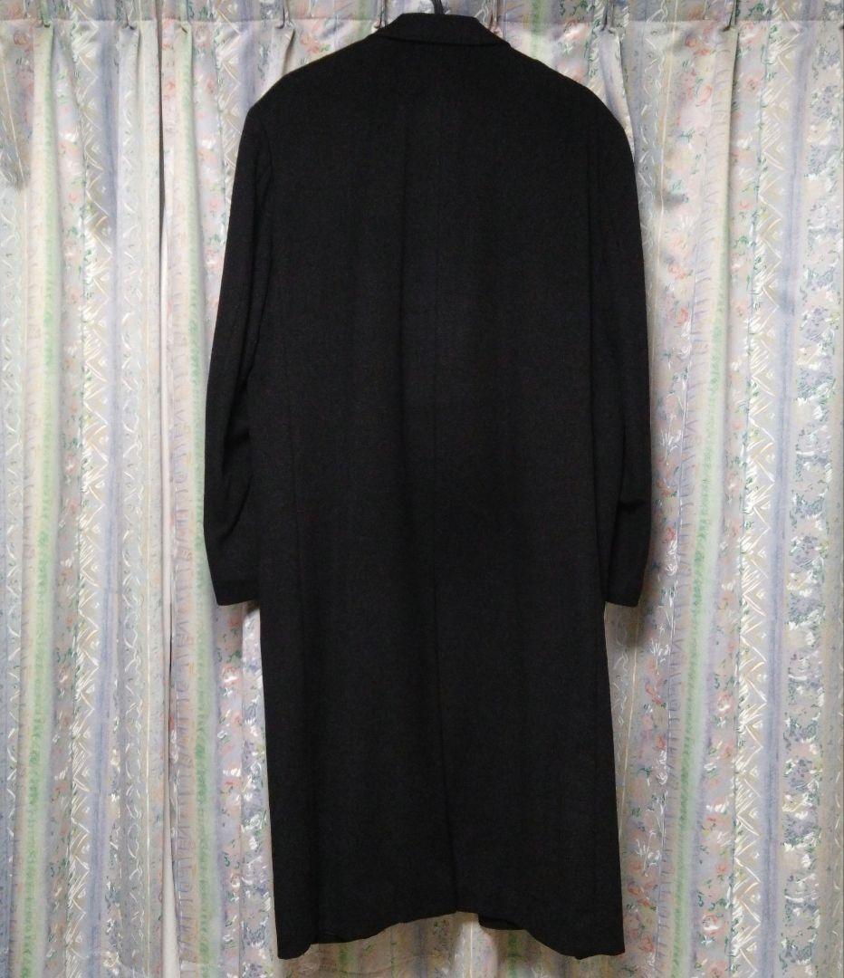 カシミヤ100% 黒ロングコート