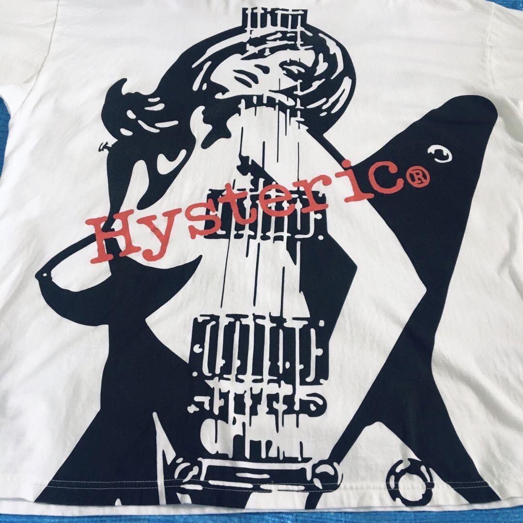【ヒステリックグラマー】 GUITAR GIRL Tシャツワンピース ヒステリックグラマー ギターガール Tシャツワンピース 黒