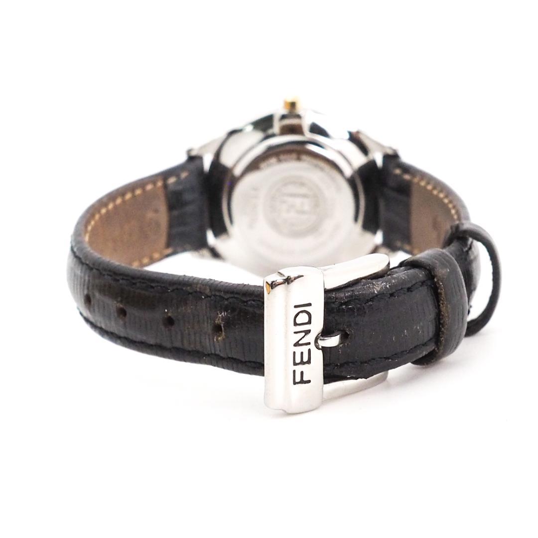 新品定番人気 希少 FENDI 腕時計 ブラック レザー クラシカル ラウンド ヴィンテージ nDJXc-m23700503034 超激得国産