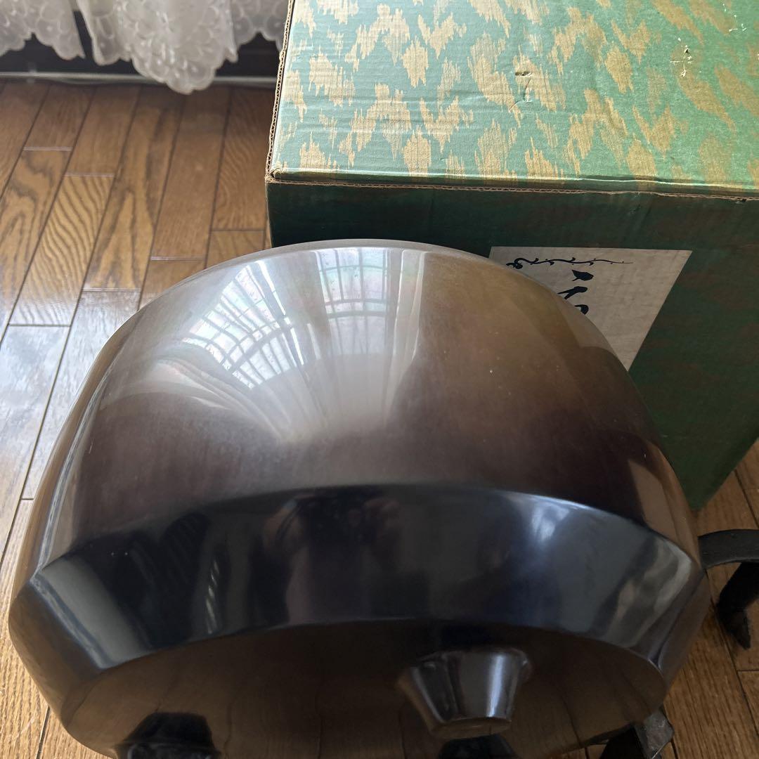 茶道具　唐銅面取風炉