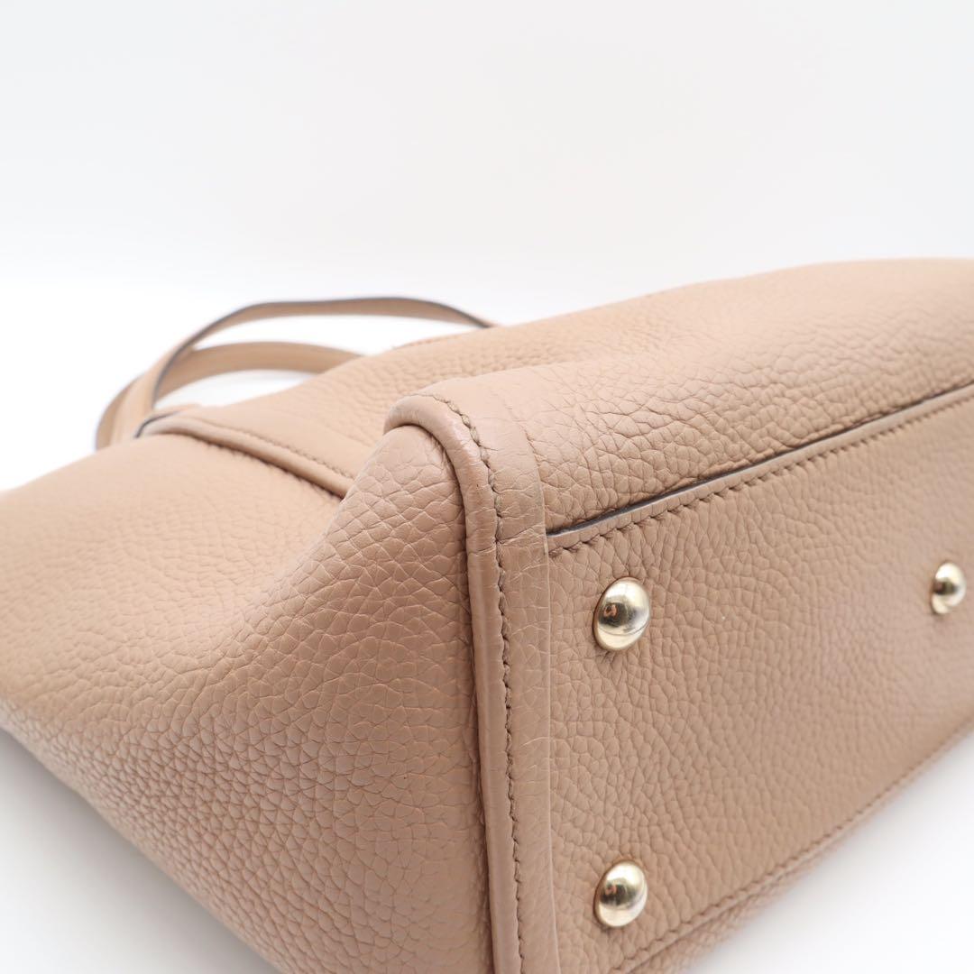 【美品】 グッチ ソーホー 2wayバッグ ベージュ 369176