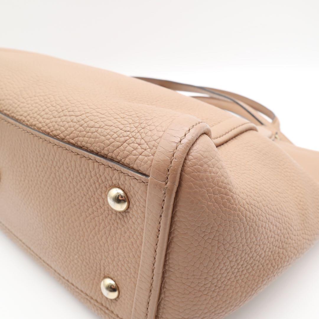 【美品】 グッチ ソーホー 2wayバッグ ベージュ 369176