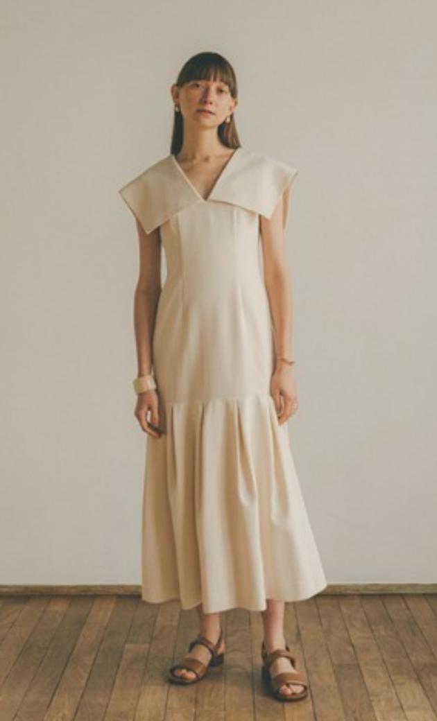 CLANE クラネ BIG COLLAR ONE PIECE