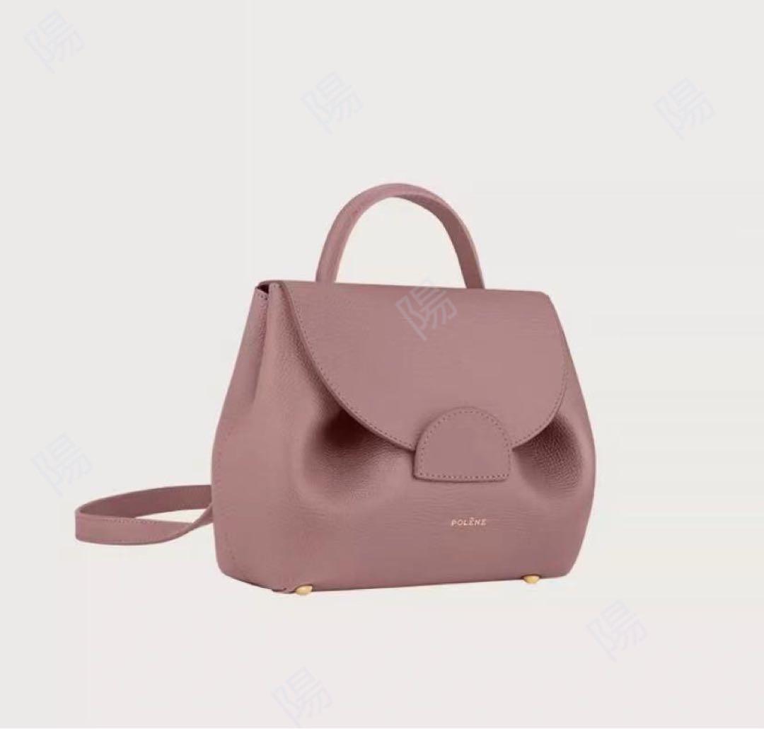 POLENE Number One Nano2Way ショルダーバック Polène | Bag - Numéro Un Nano - Textured Black