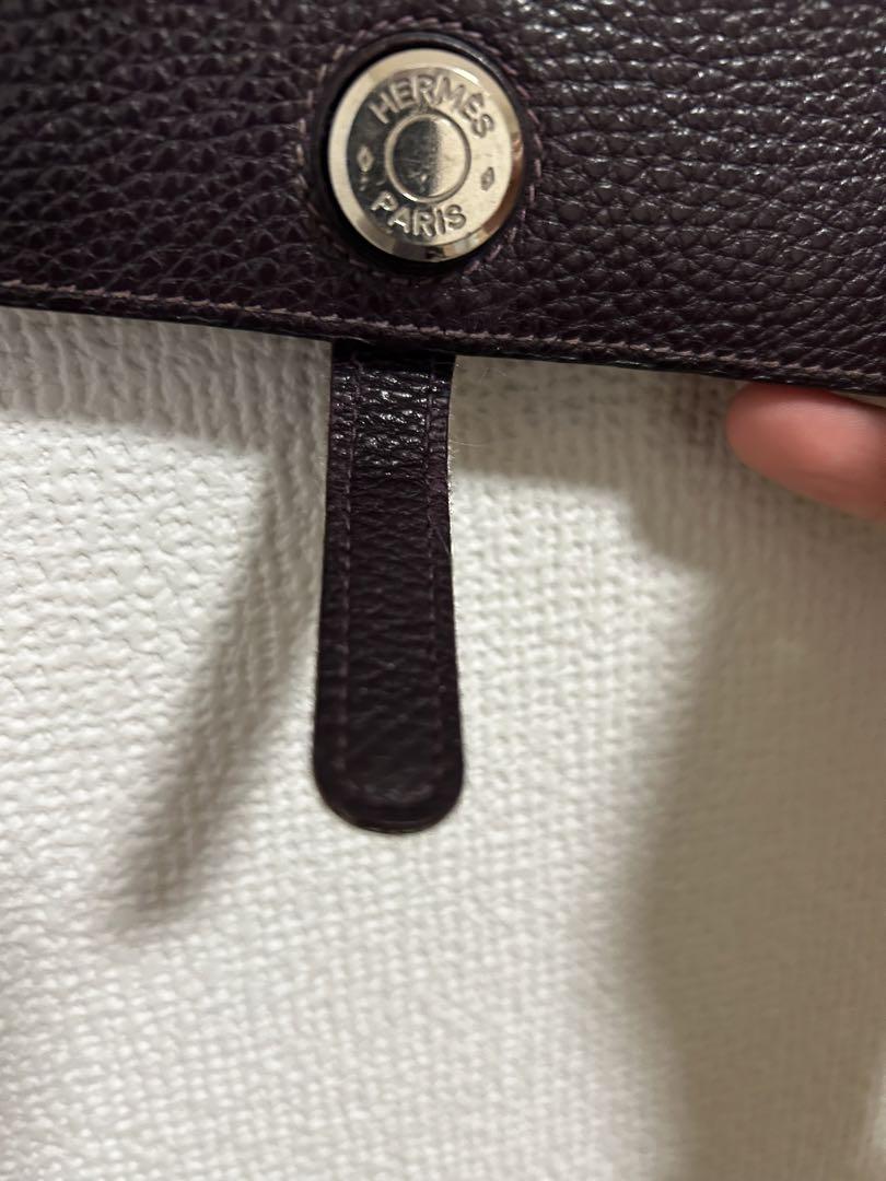 【美品・正規品】刻印⬜︎L 2008年製HERMES ドゴンGM ディープパープル
