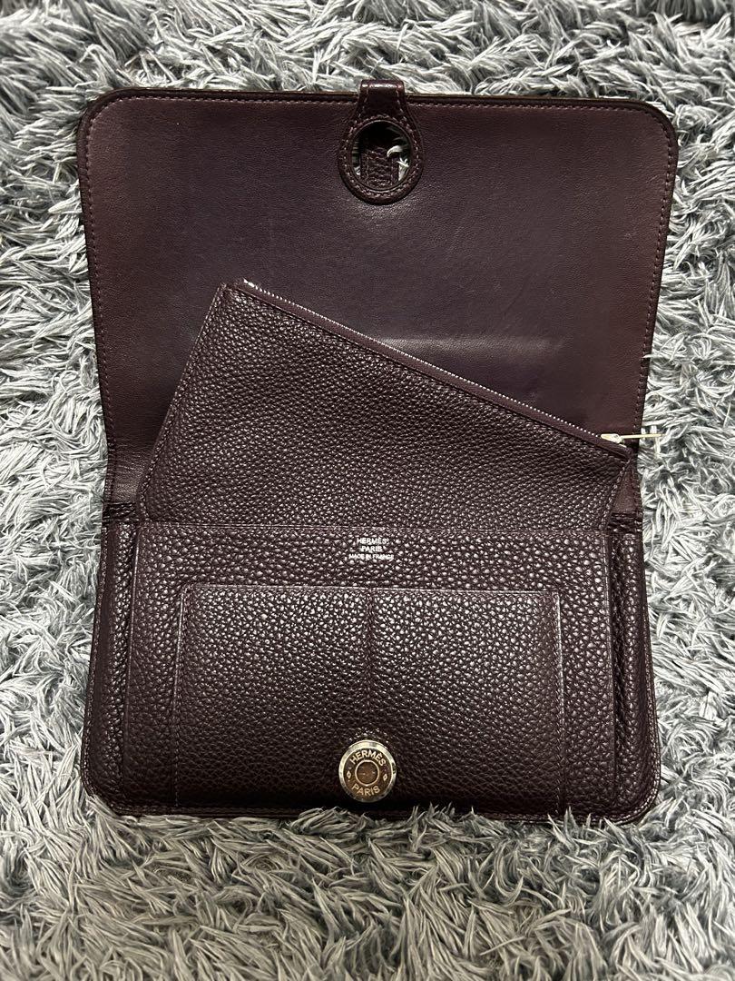 【美品・正規品】刻印⬜︎L 2008年製HERMES ドゴンGM ディープパープル