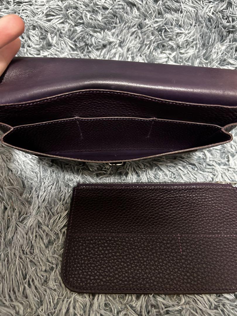 【美品・正規品】刻印⬜︎L 2008年製HERMES ドゴンGM ディープパープル