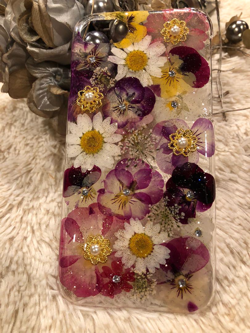 押し花 Iphoneスマホケース 確認用