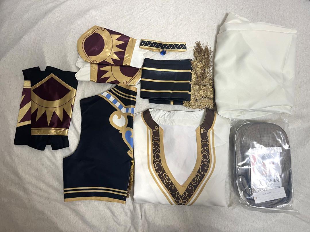 にじさんじ イブラヒムコスプレ衣装フルセット+靴とウィッグ