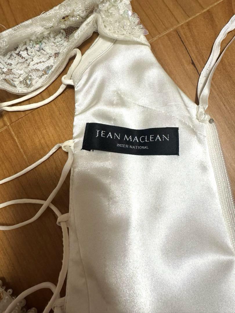 JEAN MACLEAN ロング マーメイド ドレス オフショル 白