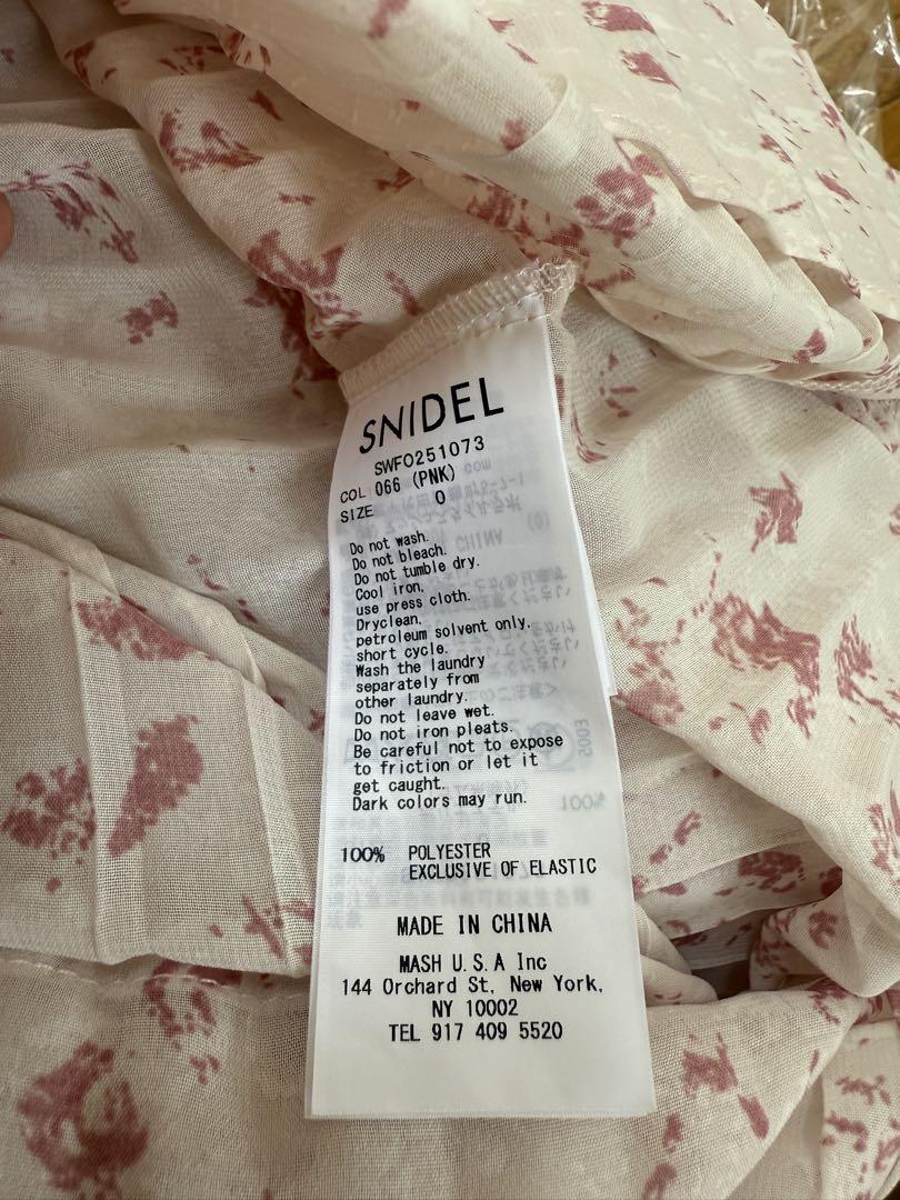 SNIDEL スナイデル sustainableフリルワンピース