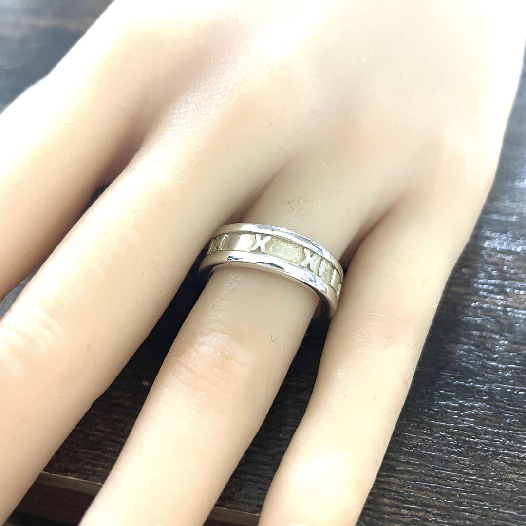vintage Tiffany ティファニーリング　アトラス 13号 TIFFANY&Co. ティファニー アトラス リング 指輪 13号 18金 K18