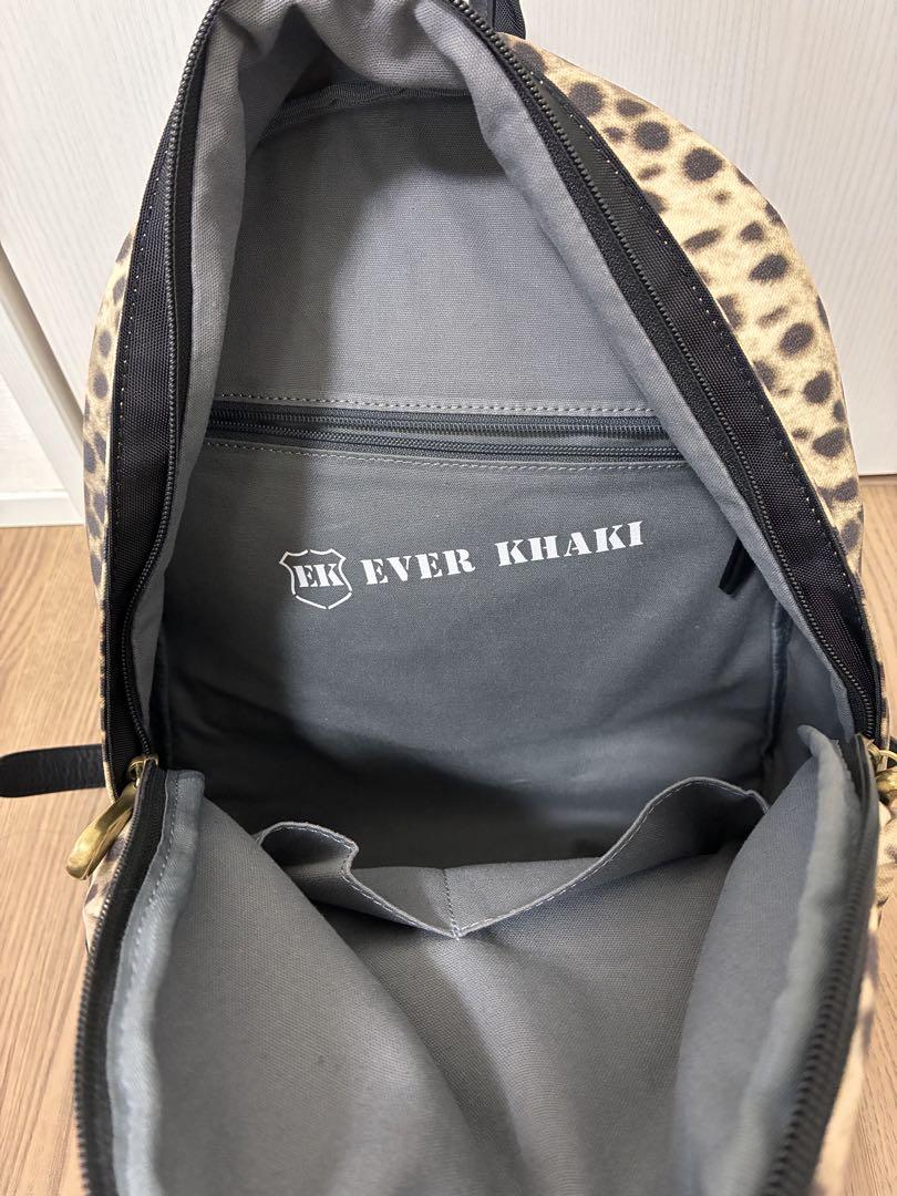 EVER KHAKIエバーカーキ リュックサック レオパード 男女兼用