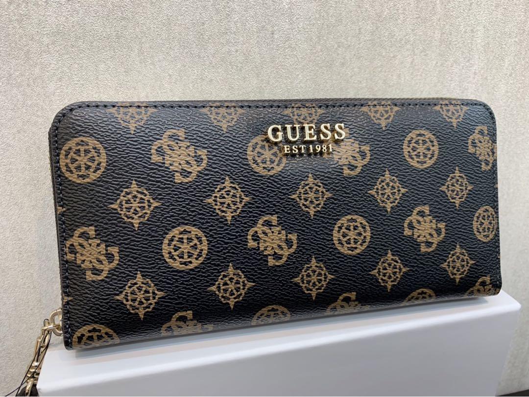 【2025年製 新品】 公式掲載現行 LAUREL PG850046 ラウンドジップ 長財布 GUESS 小物