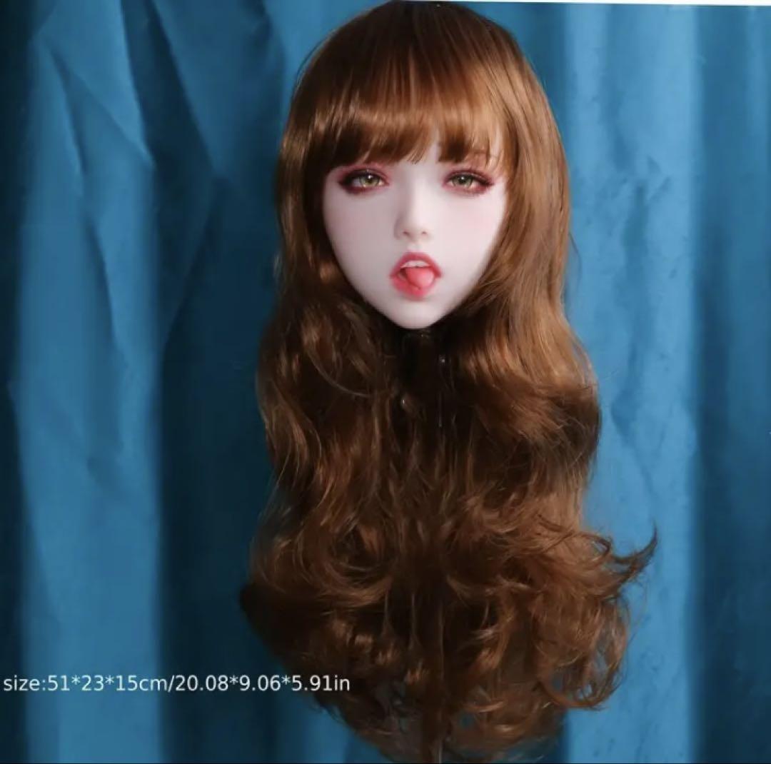 おまけ付❗️ドールヘッド 等身大 リアルドール シリコン TPE カスタム 49