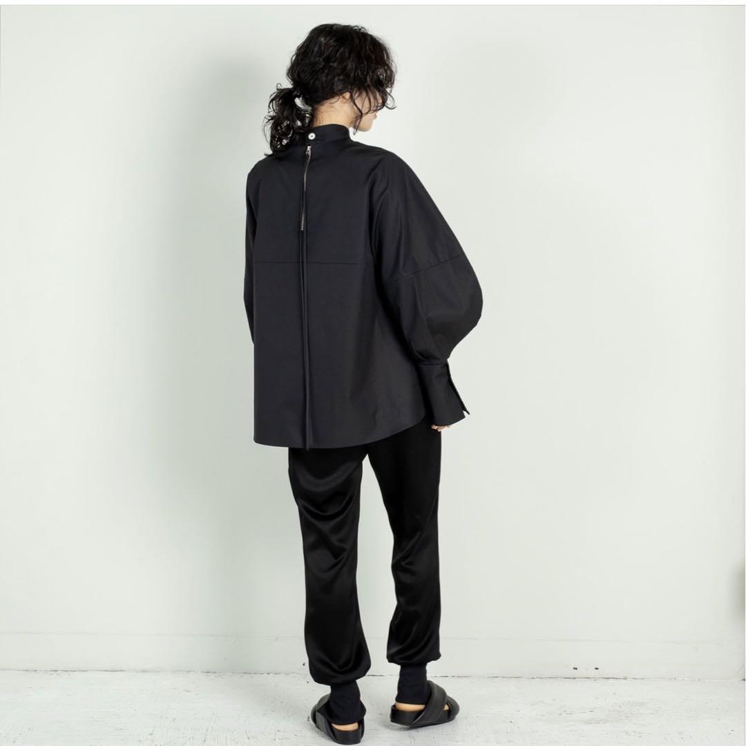 iore fish blouse フィッシュブラウス 黒シャツ