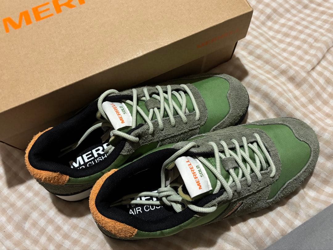 新品★MERRELL SOLO LUXE2 USA8(26cm)カーキグリーン 新品★MERRELL SOLO LUXE2 USA8(26cm)カーキグリーン